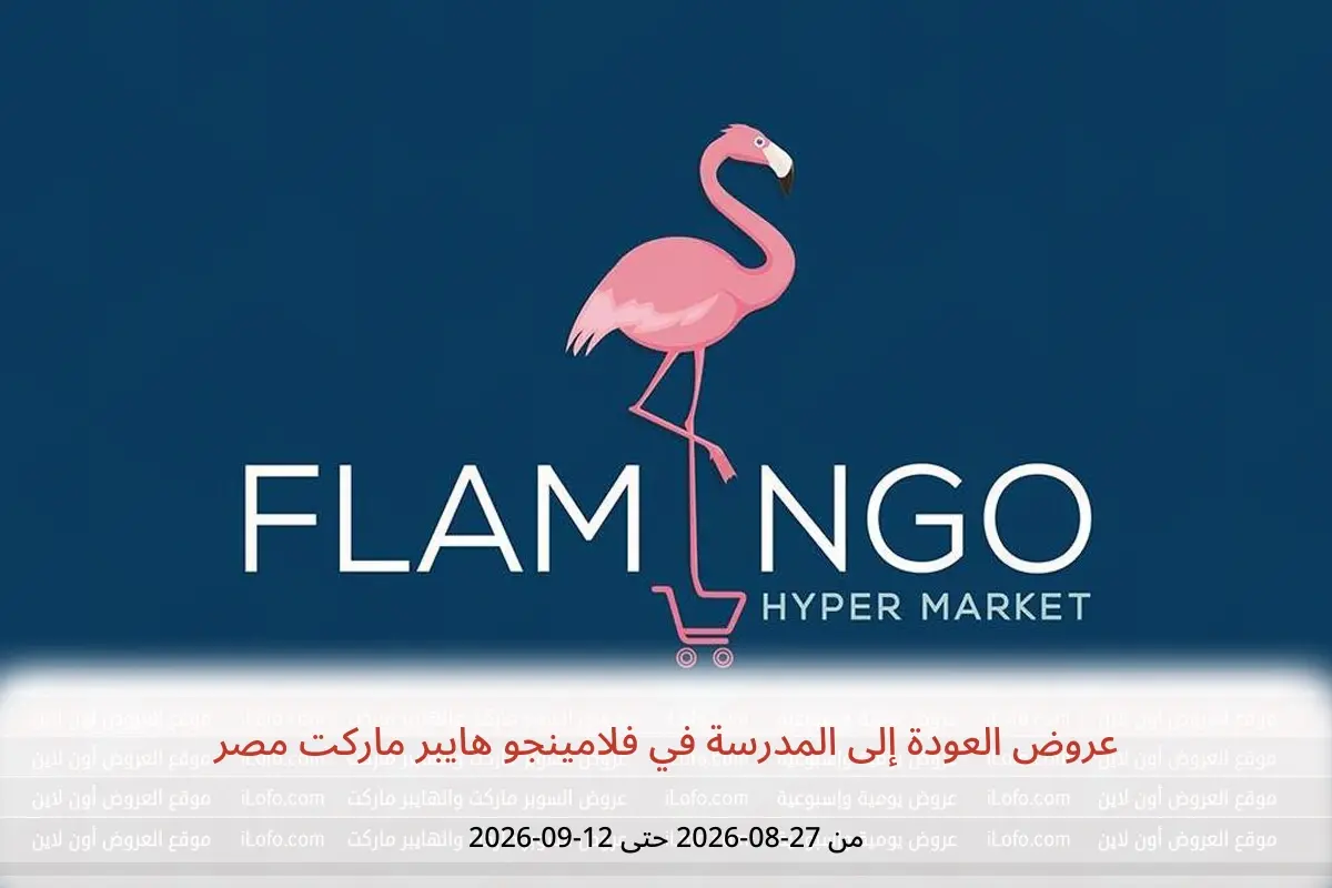 عروض فلامينجو هايبر ماركت مصر من ٢٧ أغسطس حتى ١٢ سبتمبر ٢٠٢٦ عروض العودة إلى المدرسة - فلامينجو  هايبر ماركت - مصر - 27 اغسطس 2026 – 12 سبتمبر 2026 - صفحة 1