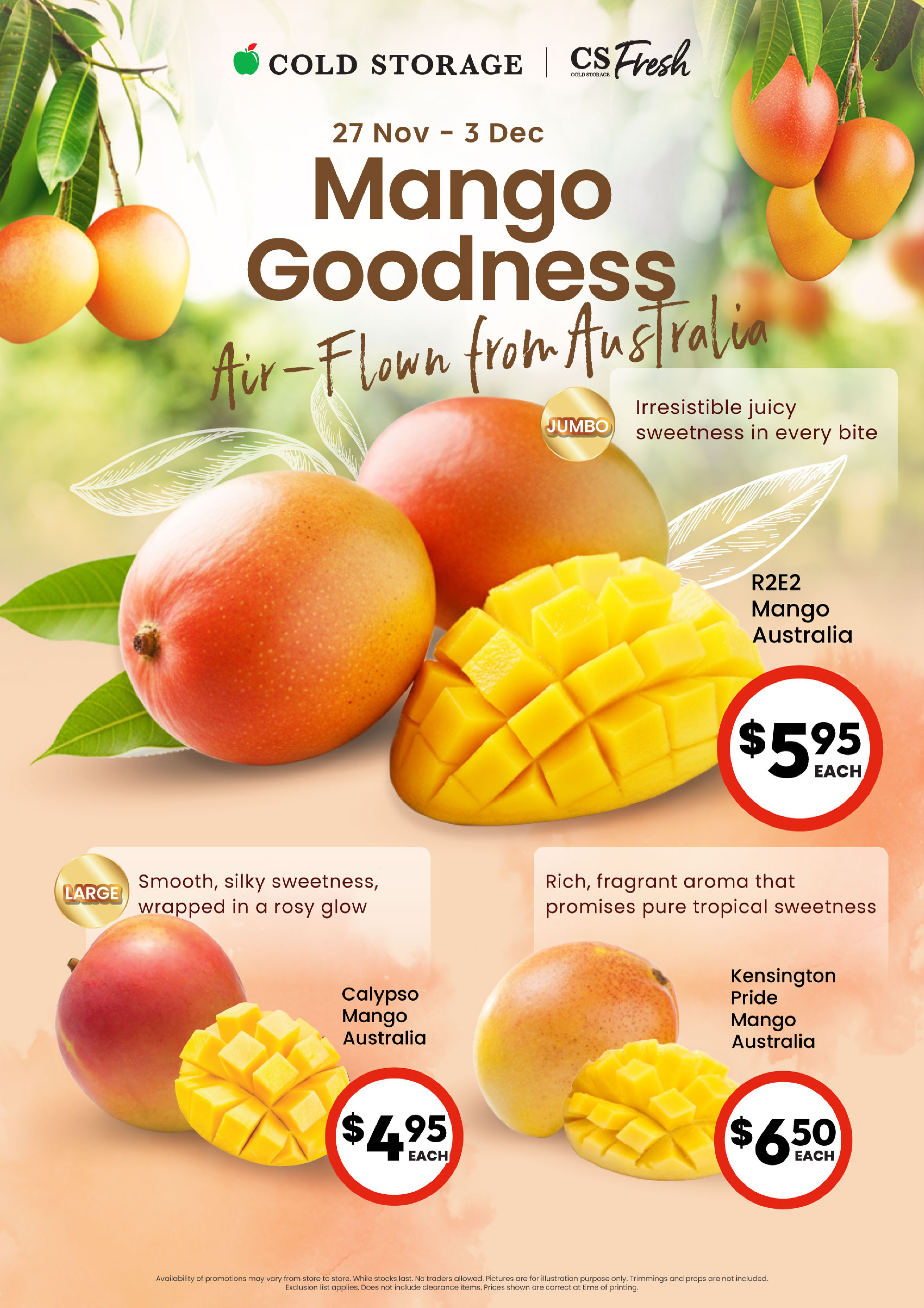 Cold Storage Singapore Offers from 27 November to 3 December 2025 Mango Offers