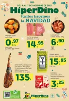 Ofertas de HiperDino España de 4 a 17 diciembre 2025 Nuevas ofertas