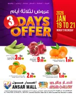 Ansar Mall & Gallery UAE Offers from 19 to 21 January 2026 3days only offer