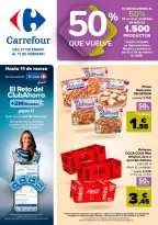Ofertas de Carrefour España de 27 enero a 11 febrero 2026 50% QUE VUELVE + 2ªUD. A%L -70