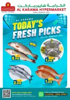 Offres Hypermarché Al Karama Oman de 8 à 9 février 2026 Offres Exclusives sur le Poisson - Page 1