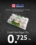Midway supermarket Bahrain Offers from 26 to 28 February 2026 Meat Deals