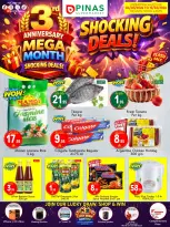 Pinas Supermarket  Riyadh and Batha  Offers from 4 to 10 March Shocking price offers - Pinas Supermarket - Saudi Arabia - 4 March 2026 – 10 March 2026 - Page 1