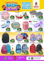 Nesto Hypermarkets offers in Riyadh, Al Kharj, Buraidah, Al Qassim from 18 to 24 March 2026 Back to School Deals
