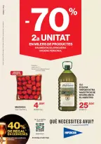 Ofertas de Hipercor España de 25 marzo a 8 abril 2026 -70% 2a Unitat En Milers De Productes