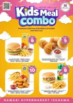 عروض أسواق روابي ازغوى من ٢٩ مارس حتى ٥ أبريل ٢٠٢٦ وجبة أطفال كومبو