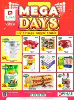 Pinas Supermarket Saudi Arabia offers in Albtha from 20 to 26 Shawwal 1447 AH (8 – 14 April 2026) Mega Days Deals - Pinas Supermarket - Saudi Arabia - 8 April 2026 – 14 April 2026 - Page 1