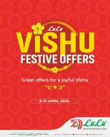 Ofertas de Lulu Hipermercados Bahréin de 9 a 15 abril 2026 Ofertas festivas de Vishu - Lulu - Bahréin - 9 abril 2026 – 15 abril 2026 - Página 1