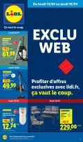 Offres Lidl France de 13 à 16 avril 2026 Les Exclus Web de la semaine - Lidl - France - 13 avril 2026 – 16 avril 2026 - Page 1