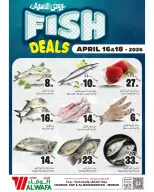 Ofertas de Hipermercado Al Wafa Jeddah, Makkah, Taif, Al-Baghdadiyah de 28 Shawwal a 1 Dhuʻl-Qiʻdah 1447 AH (16 – 18 abril 2026) Venta de pescado - Página 1