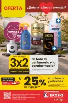 Offres Eroski Hypermarchés Espagne de 30 avril à 13 mai 2026 Offres 3x2 Dans TOUTE la parfumerie et parapharmacie - Eroski - Espagne - 30 avril 2026 – 13 mai 2026 - Page 1