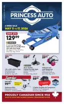 Ofertas de Princess Auto Canadá de 5 a 17 mayo 2026 Descuentos y promociones - Princess Auto - Canadá - 5 mayo 2026 – 17 mayo 2026 - Página 1