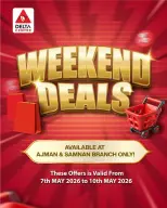 Ofertas de Centro Delta Ajman, Samnan de 7 a 10 mayo 2026 Rebajas de fin de semana - Centro Delta - Emiratos Árabes Unidos - 7 mayo 2026 – 10 mayo 2026 - Página 1