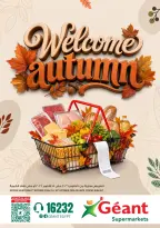 Geant supermarket Egypt offers from 1 to 15 October 2026 Welcome Autumn Deals - Page 1