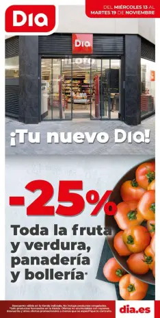 Ofertas de Dia España de 13 a 19 noviembre 2024 Nuevas ofertas