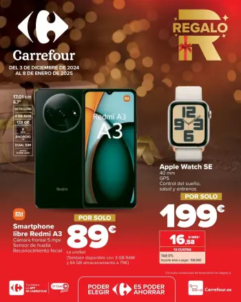 Ofertas de Carrefour España de 3 a 8 diciembre 2024 REGALO