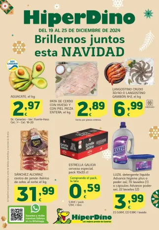 Ofertas de HiperDino España de 19 a 25 diciembre 2024 Nuevas ofertas