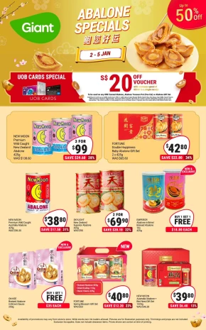 Giant Singapore Offers from 2 to 5 January 2025 abalone savings