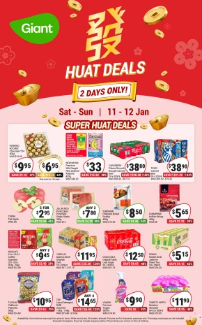 Giant Singapore Offers from 11 to 12 January 2025 2 DAYS ONLY