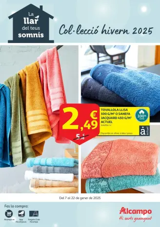 Ofertas de Ahorramas España de 7 a 22 enero 2025 Col.lecció hivern