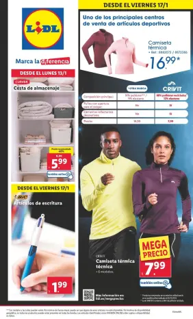 Ofertas de Lidl España de 13 a 19 enero 2025 Ofertas de bazar
