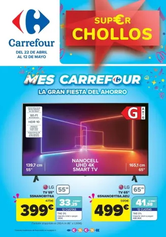 Ofertas de Carrefour España de 22 abril a 12 mayo 2025 CHOLLOS NO ALIMENTACION