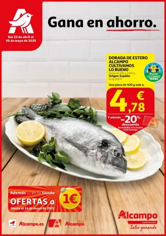 Ofertas de Alcampo España de 22 abril a 5 mayo 2025 Gana en ahorro