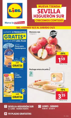 Ofertas de Lidl España de 16 a 25 mayo 2025 NUEVA TIENDA ALGEMESÍ Ofertas