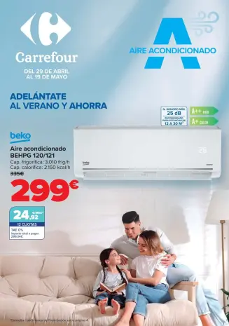 Ofertas de Carrefour España de 29 abril a 19 mayo 2025 Ofeertas AIRE ACONDICIONADO - VENTILACIÓN