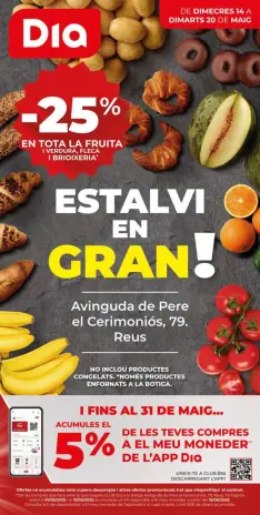 Ofertas de Dia España de 14 a 20 mayo 2025 Estalvi en Gran Ofertas