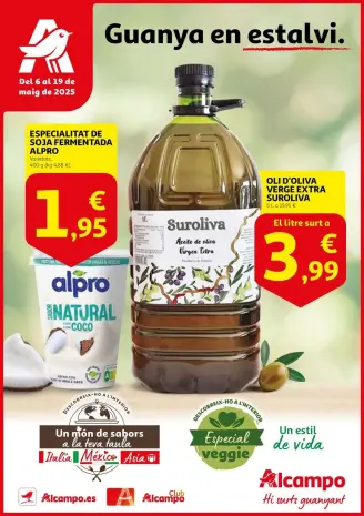 Ofertas de Alcampo España de 7 a 19 mayo 2025 Guanya en estalvi