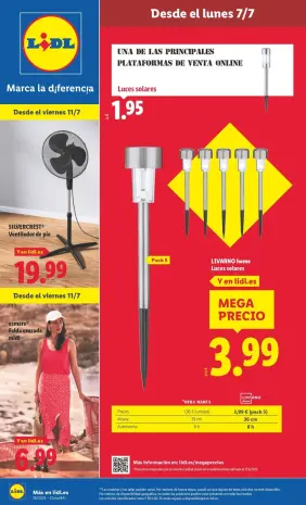 Ofertas de Lidl España de 7 a 13 julio 2025 Ofertas de bazar
