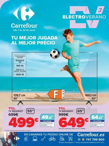 Ofertas de Carrefour España de 7 a 30 julio 2025 ELECTROVERANO Offres