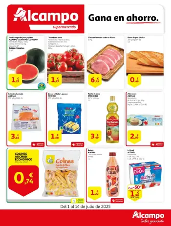 Ofertas de Alcampo España de 2 a 14 julio 2025 Grandes ventas
