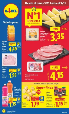 Ofertas de Lidl España de 3 a 9 noviembre 2025 ofertas semanales