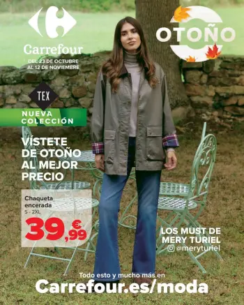 Ofertas de Carrefour España de 23 octubre a 12 noviembre 2025 Folleto de ofertas COLECCIÓN TEXTIL