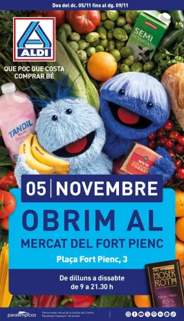 Ofertas de ALDI España de 5 a 9 noviembre 2025 Folleto de ofertas OBRIM