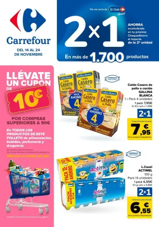 Ofertas de Carrefour España de 14 a 24 noviembre 2025 Ofertas Acumula Club