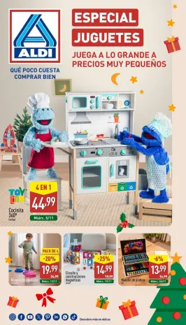 Ofertas de ALDI España de 10 noviembre a 5 diciembre 2025 Ofertas especiales de juguetes