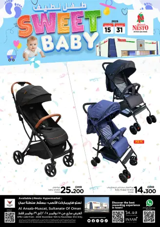 Nesto  Muscat  Offers from 15 to 30 November Cute baby shows