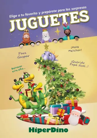 Ofertas de HiperDino España de 7 a 23 noviembre 2025 Folleto de juguetes