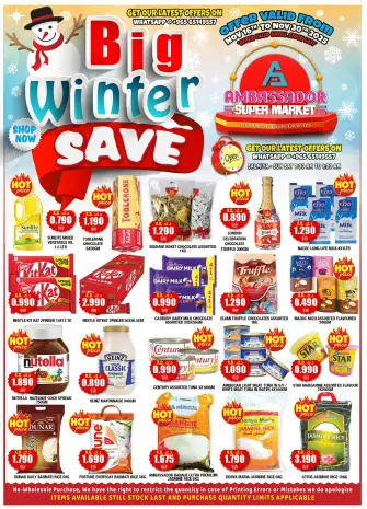 Ambassador Kuwait Offers from 16 to 30 November 2025 Winter Savings