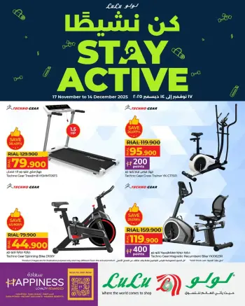 Ofertas de Lulu Hipermercados Oman de 17 noviembre a 14 diciembre 2025 Ofertas Be Active