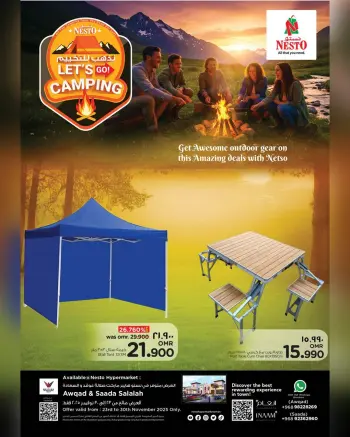 Ofertas de Nesto  Salalah  de 23 a 30 noviembre Ofertas de camping
