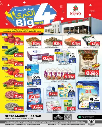 Ofertas de Nesto Bahréin de 26 a 29 noviembre 2025 Grandes ofertas de 4 días
