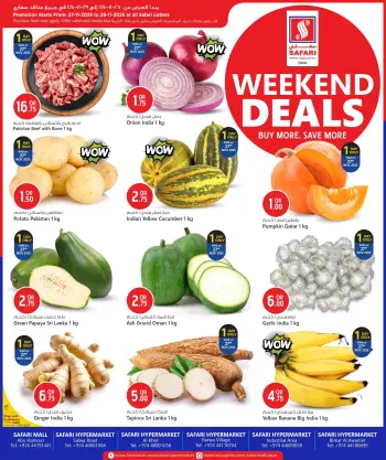 Safari hypermarket Qatar Offers from 27 to 29 November 2025 Weekend Deals