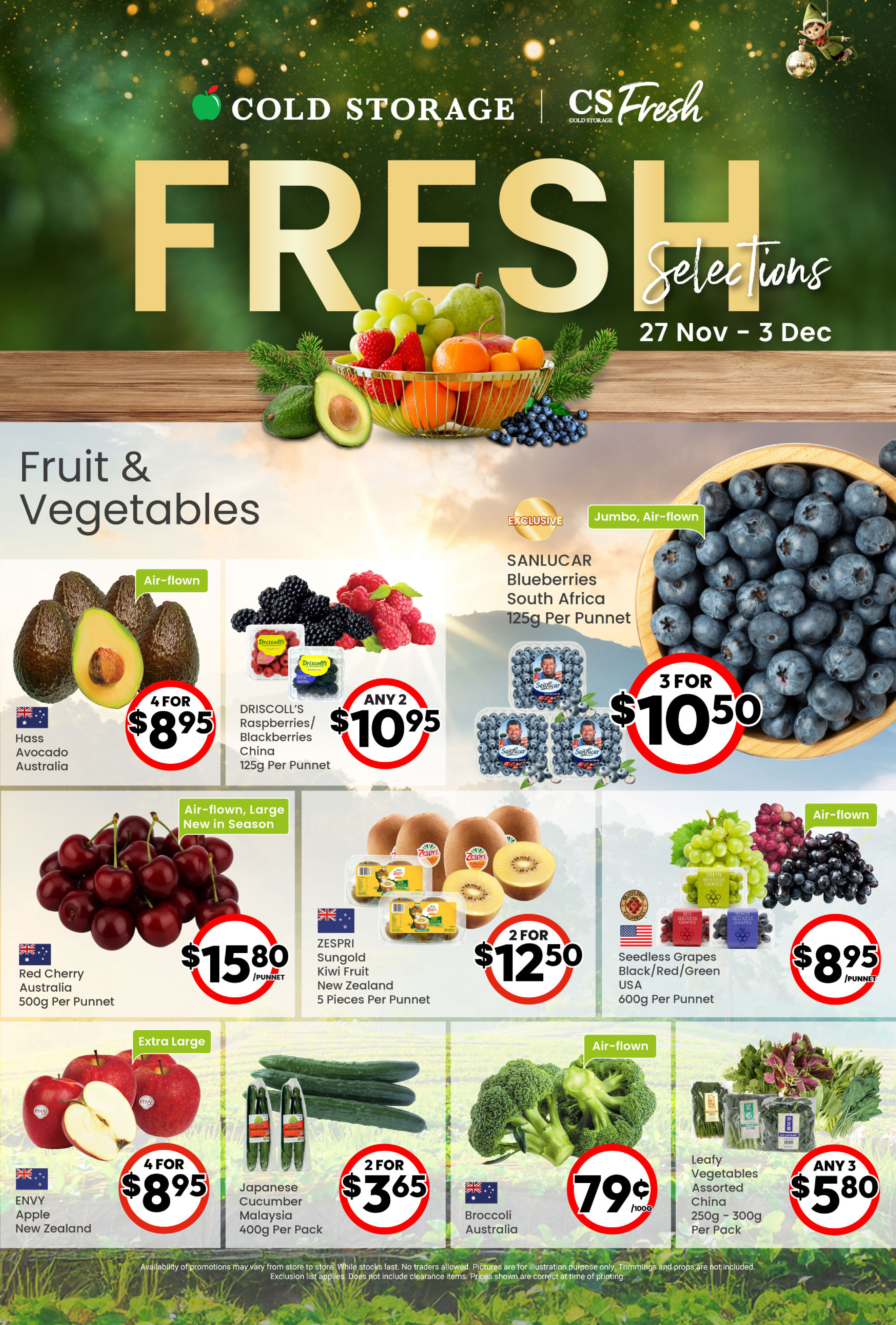 Cold Storage Singapore Offers from 27 November to 3 December 2025 Fresh offers