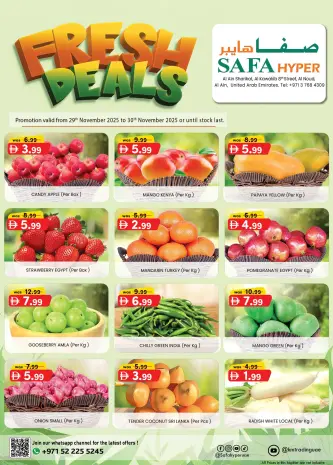 SAFA Hypermarket UAE Offers from 29 to 30 November 2025 Fresh offers