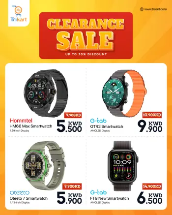 Trikart Kuwait Offers from 29 November to 5 December 2025 clearance sale